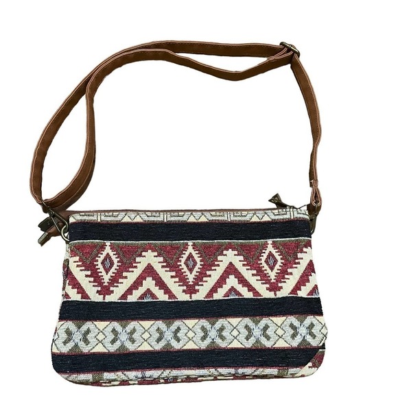 CANYON Sky Aztec Tribal Western Tapestry Shoulder Bag - Picture 3 of 6